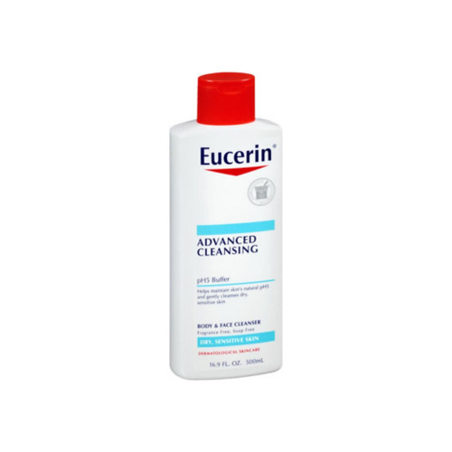 Eucerin, Advanced Cleansing Body & Face Cleanser  16.9 Oz