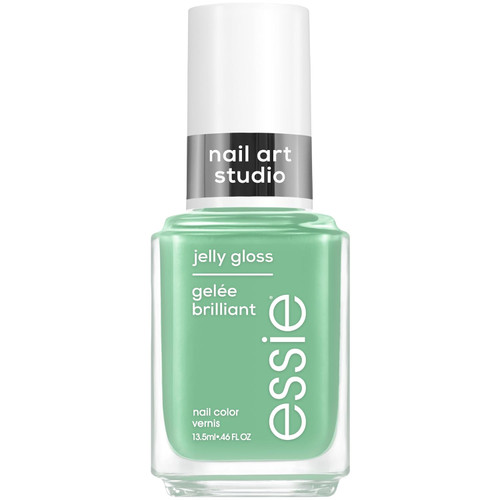 essie Nail Art Studio  jelly gloss nail polish, vegan, sheer green, cactus jelly - 0.46 fl oz