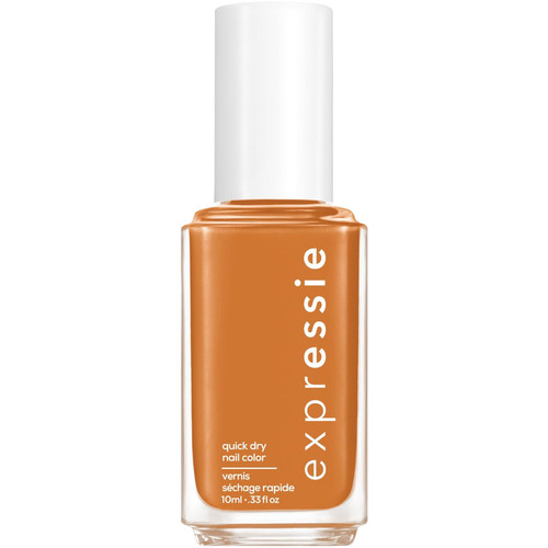 essie Expressie Quick-Dry Nail Polish, Warm Brown Orange Nail Polish, Saffr-On The Move - 0.33 fl oz