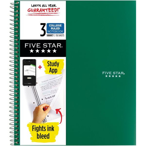 Five Star College Ruled Notebook 3 Subject - 150 Sheets