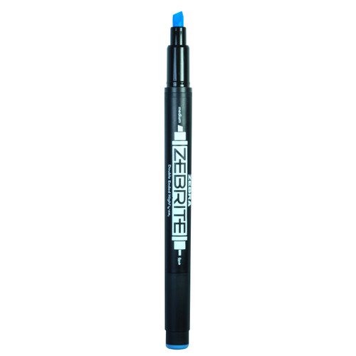 Zebra Zebrite Double-Ended Highlighter Blue - 1 Ct