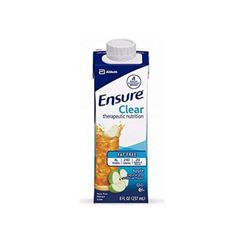 Ensure Clear Apple, 8 Oz Bottles, (Case Of 24)