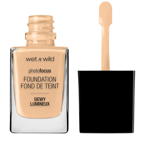 wet n wild Photo Focus Dewy Liquid Foundation Makeup Soft Beige - 0.29 Oz