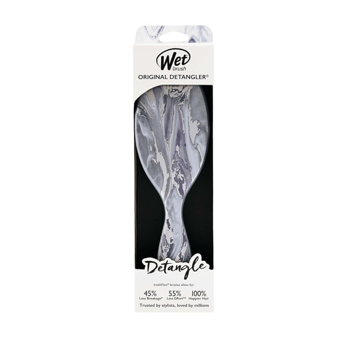 Wet Brush Original Detangler Metallic Marble Silver - 1 Ct