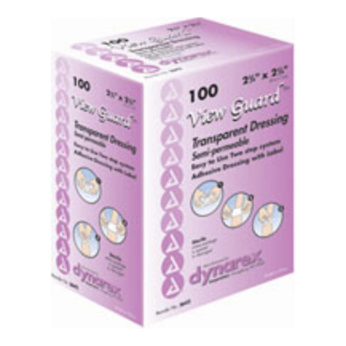 Dynarex View Guard Transparent Dressing 2-3/8"X2-3/4" 100 Ea Dynarex View Guard Transparent Dressing 2-3/8"X2-3/4" 100 Ea