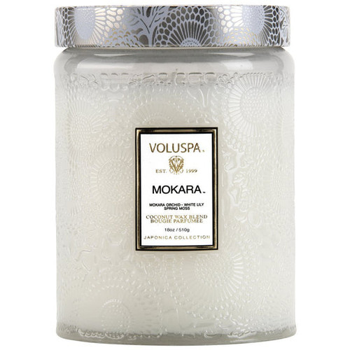 Voluspa Mokara Large Glass Jar Candle - 18 oz