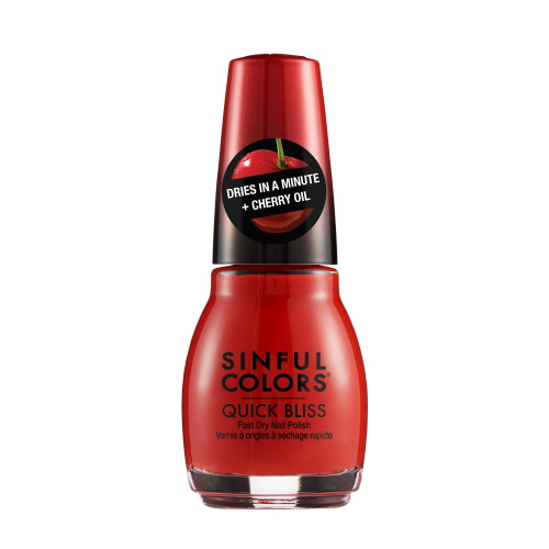 Sinful Colors Quick Bliss Nail Polish Cherry Chaser - 1 Ct