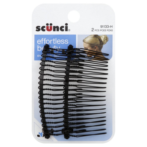 Scunci Metal Wire Side Co Size - 2 Ct