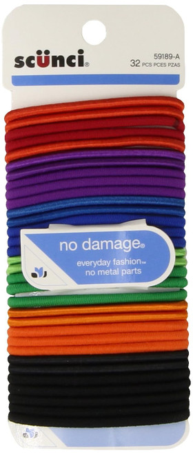 Scünci No Damage Large Carribean Elastics - 32 Ct