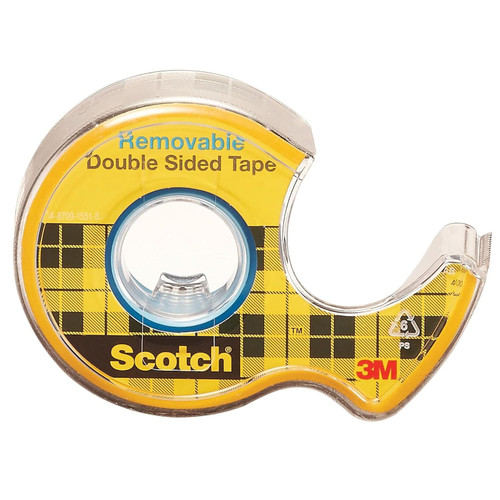 Scotch Double Sided Tape, .75 x 200 - 1 Ct