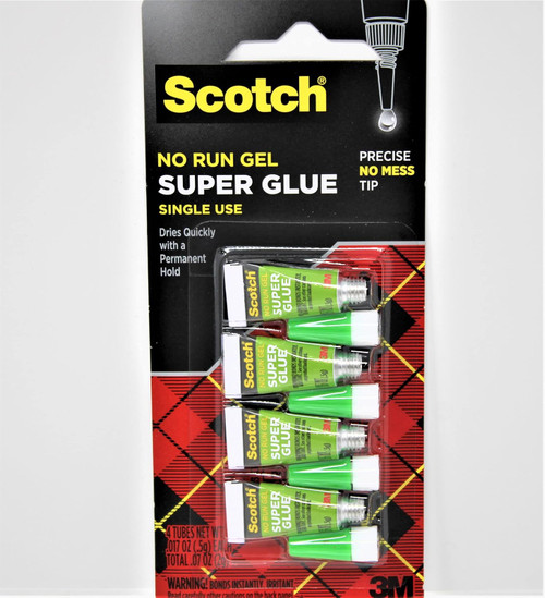 Scotch Single Use Super Glue - 4 Ct