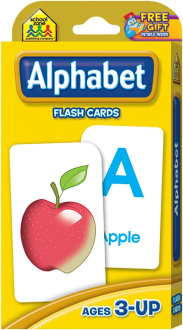 School Zone Alphabet Flash Cards - 52 Cards