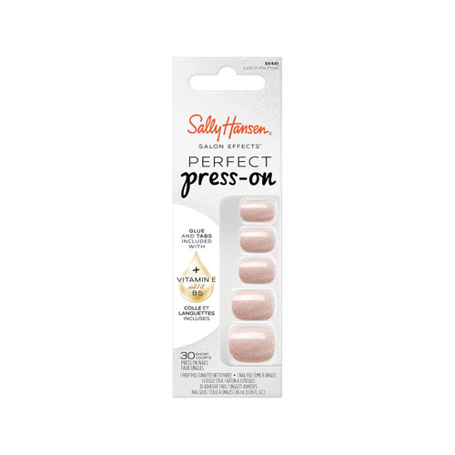 Sally Hansen Salon Effects Perfect Press-On Fake Nails Kit Lost In The Frost - 1 Ct