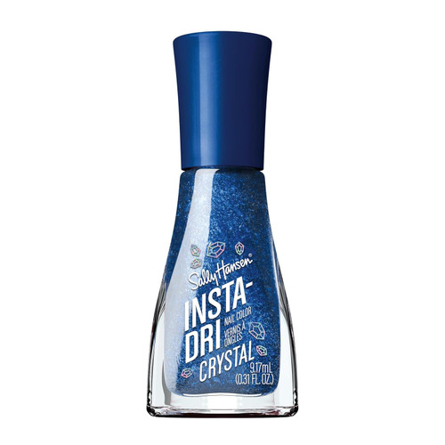 Sally Hansen Insta-Dri Nail Polish, Crystal Collection Cobalt Blue - 0.31 fl oz