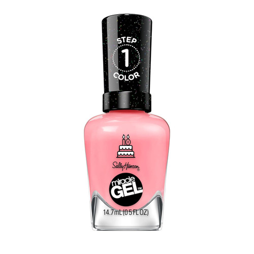 Sally Hansen Miracle Gel Nail Polish, One Gel of a Party Collection Pink An Outfit - 0.5 fl oz