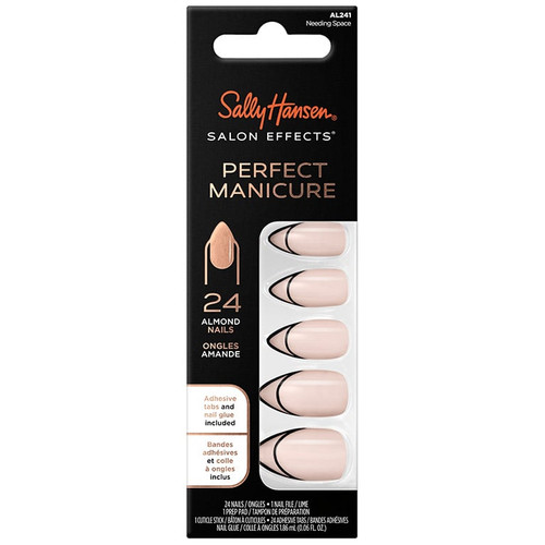 Sally Hansen Salon Effects Perfect Manicure Nails Kit Needing Space, 24 count