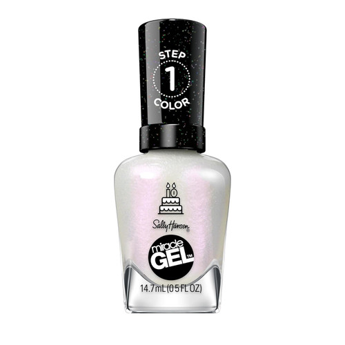 Sally Hansen Miracle Gel Nail Polish One Gel of a Party Collection Twinkle Whites - 0.5 fl oz