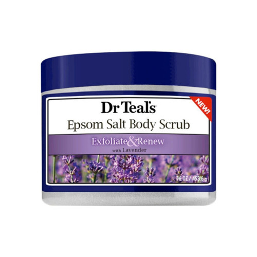 Dr Teal'S Exfoliate & Renew Lavender Epsom Salt Body Scrub, 16 Oz
