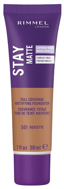 Rimmel London Stay Matte Foundation Noisette - 1 fl oz