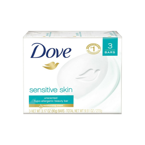 Dove Beauty Bar Sensitive Skin 3.17 Oz, 3 Bar