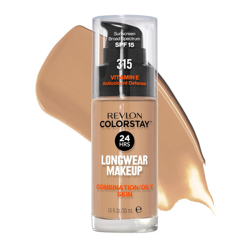 REVLON ColorStay Longwear Makeup for Combination & Oily Skin 315 Butterscotch - 1 fl oz