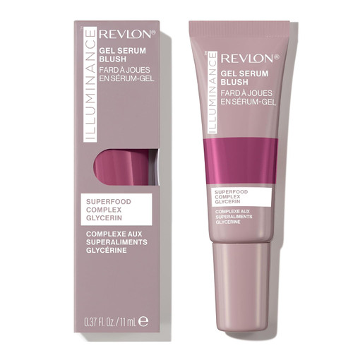 REVLON Illuminance Dewy Finish Gel Serum Blush 140 Brilliant Berry - 0.37 fl oz
