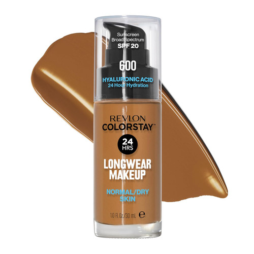 REVLON ColorStay Makeup for Normal & Dry Skin 600 Cinnamon - 1 fl oz