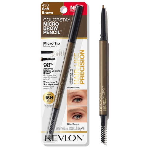 REVLON Colorstay Micro Brow Pencil 453 Soft Brown - 1 Ct