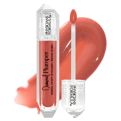 Physicians Formula Mineral Wear Diamond Lip Plumper Gloss  Champagne Cushion Cut - 1 Ct