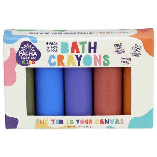 Pacha Soap Co. Bath Crayons Rainbow Assortment - 7.5 oz