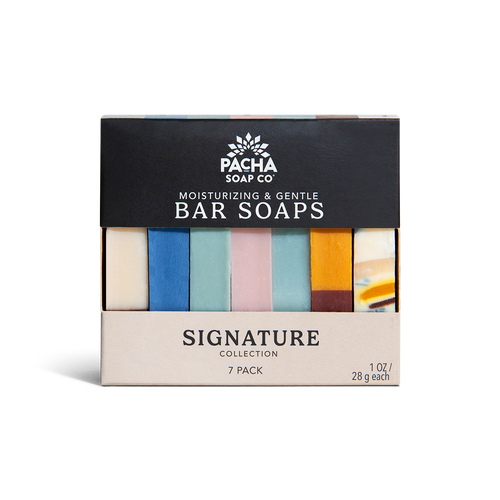 Pacha Soap Co. Bar Soap Variety Set Signature Scents - 7 oz
