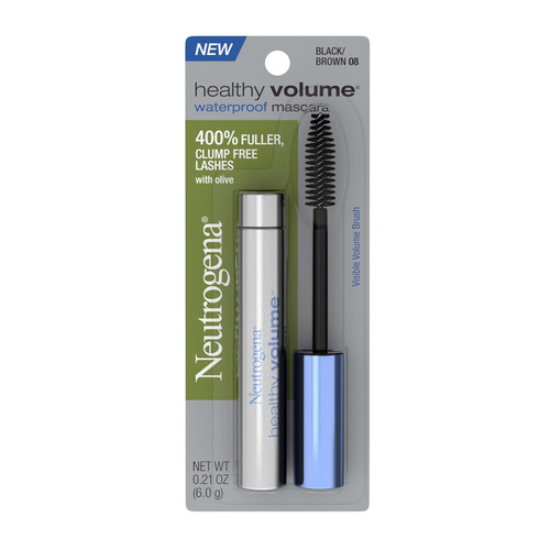 Neutrogena Healthy Volume Waterproof Mascara Black/Brown 08 - 0.21 oz