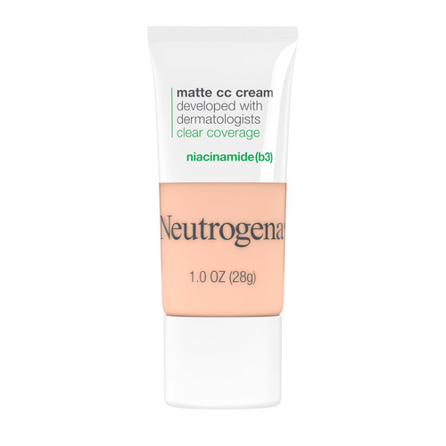 Neutrogena Clear Coverage Flawless Matte CC Cream Shell - 1 oz
