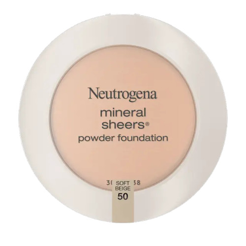 Neutrogena Mineral Sheers Powder Foundation Soft Beige 50 - 0.34 oz