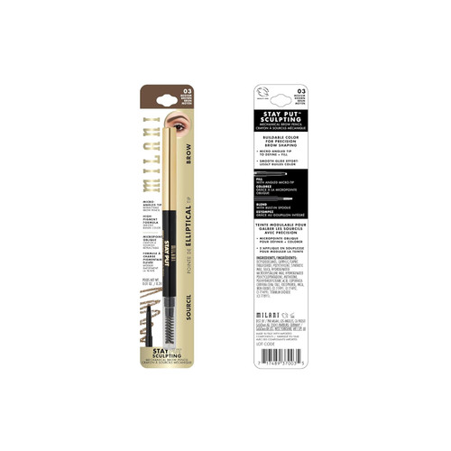 Milani Stay Put Brow Sculpting Mechanical Pencil Medium Brown - 1 Ct
