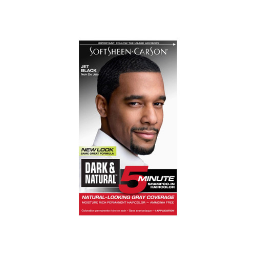 Dark And Natural Men'S 5 Minute Hair Color 3, Jet Black, 1 Ea