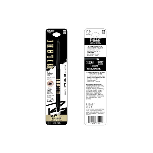 Milani Stay Put 24HR Mechanical Eye Liners (Black) After Dark - 1 Ct