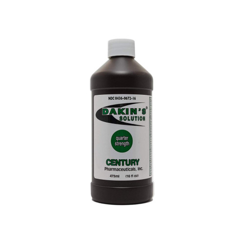 Dakin'S Solution-Quarter Strength Sodium Hypochlorite 0.125% Wound Therapy For Acute And Chronic Wounds 16 Oz  1 Ea