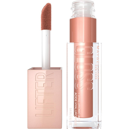 Maybelline Lifter Gloss Lip Gloss Makeup With Hyaluronic Acid, Stone - 0.18 fl oz
