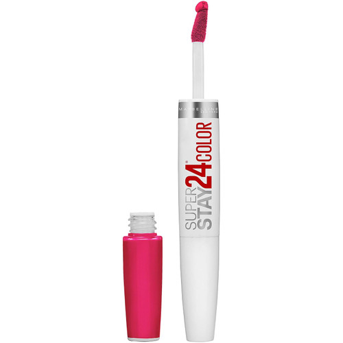 Maybelline SuperStay 24 2-Step Liquid Lipstick Makeup, Crisp Magenta - 1 kit