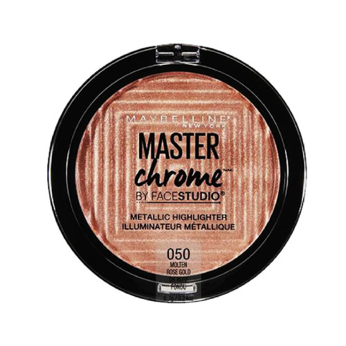 Maybelline Facestudio Master Chrome Metallic Highlighter Makeup, Molten Rose Gold - 0.24 oz