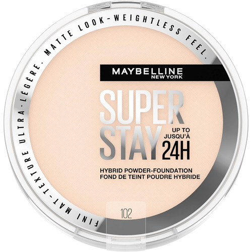 Maybelline Super Stay Super Stay Up to 24HR Hybrid Powder-Foundation, 102 - 0.21 oz