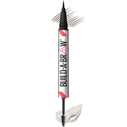 Maybelline  Build-A-Brow 2-in-1 Brow Pen and Sealing Gel, Ash Brown - 0.05 fl oz