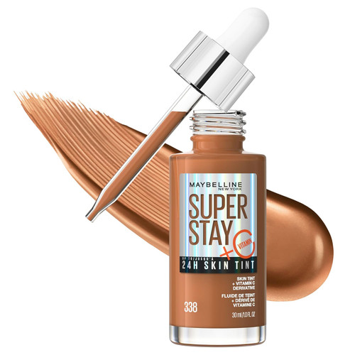 Maybelline Super Stay Super Stay Up to 24HR Skin Tint with Vitamin C, 338 - 1 fl oz
