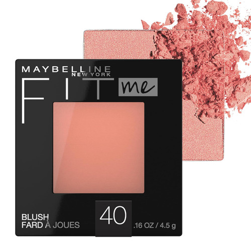 Maybelline Fit Me Blush, Lightweight, Long-lasting Blush Face Makeup, Peach - 0.16 oz