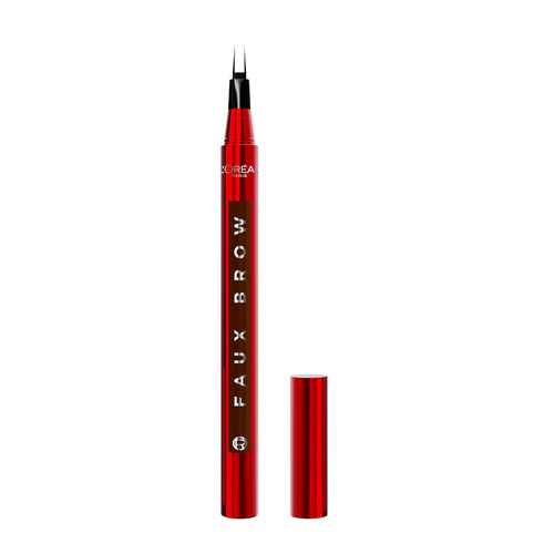 L'ORÉAL PARIS Faux Brow Hair-Like Brow Filling Pen, 389 Brunette - 0.03 fl oz