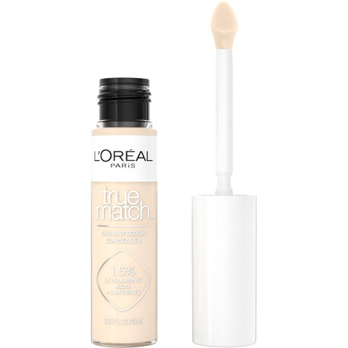 L'ORÉAL PARIS True Match Radiant Serum Concealer with Hyaluronic Acid, N1 Light - 0.33 fl oz