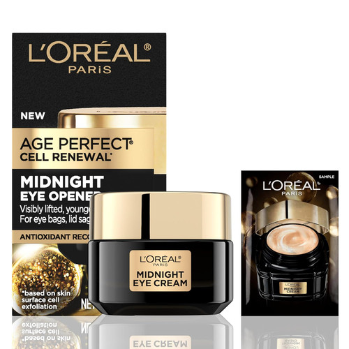 L'Oreal Paris Age Perfect Cell Renewal Midnight Eye Cream, Antioxidants - 0.5 fl oz