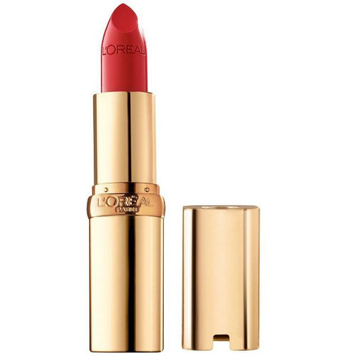 L'Oreal Paris Colour Riche Original Satin Lipstick for Moisturized Lips, British Red - 0.13 oz