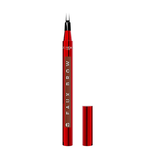 L'OREAL PARIS Faux Brow Hair-Like Brow Filling Pen, 385 Mahogany - 0.03 fl oz